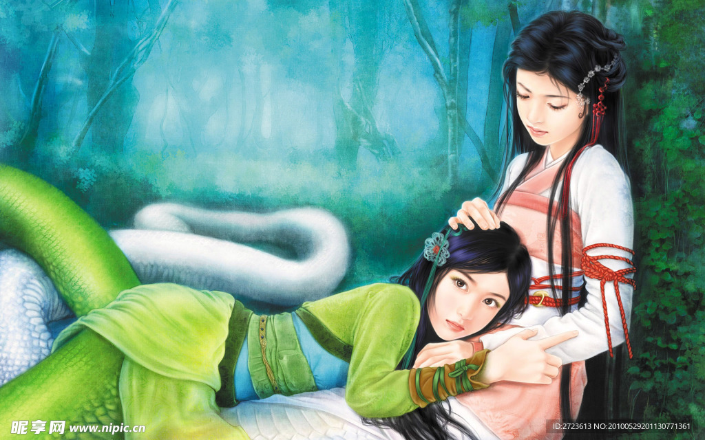 美女插画