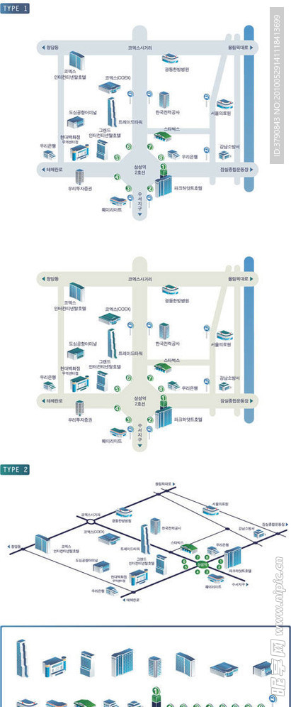 城市规划图元素