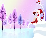暖色雪