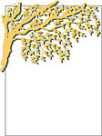 小树 边框 底纹
