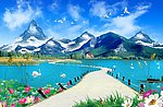 山水画