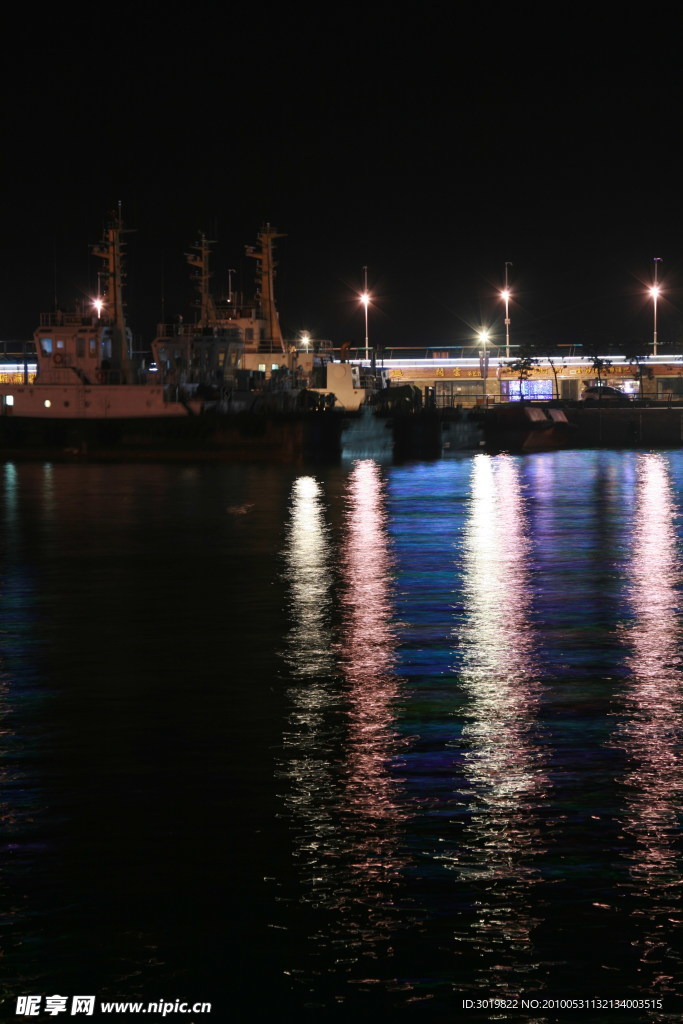 青岛情人坝夜景