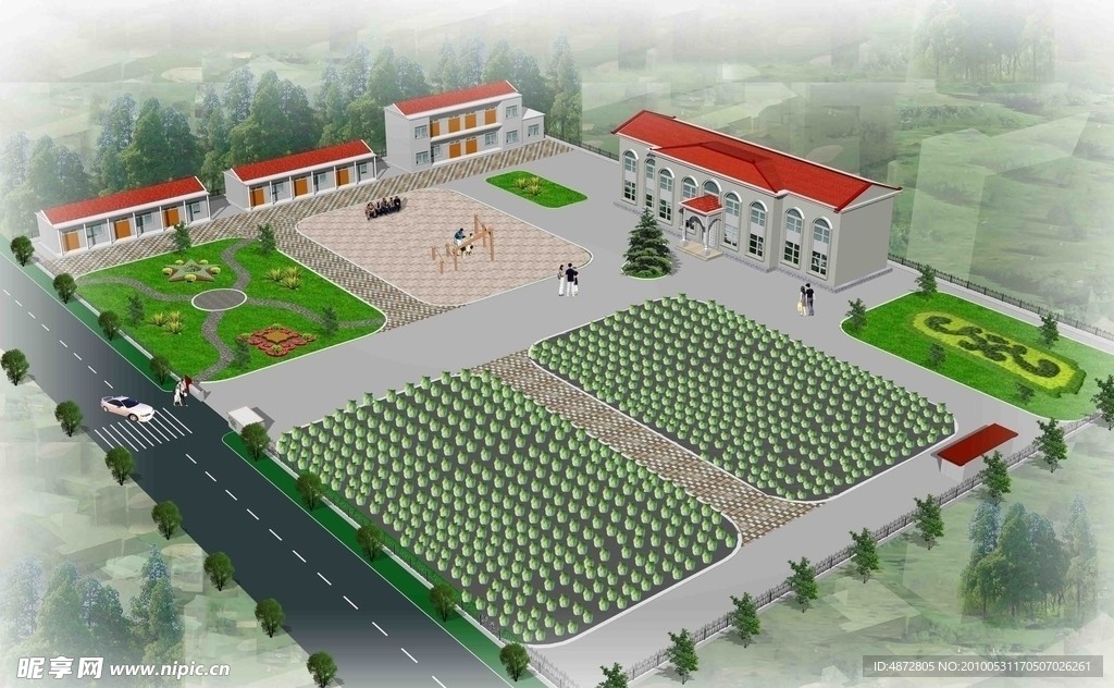 住宅小区效果图