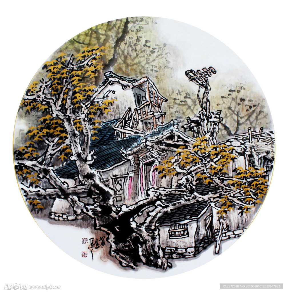 农家秋景