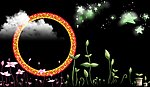 白云 星星 小花素材