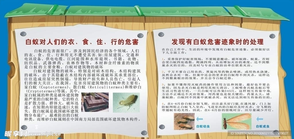 白蚁防治宣传栏