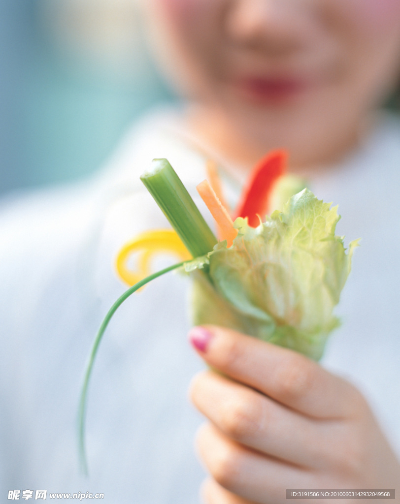 小手 指甲 花 草 菜叶 模型 图片照片 素材 图库