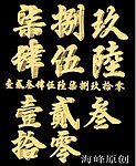 立体字数字