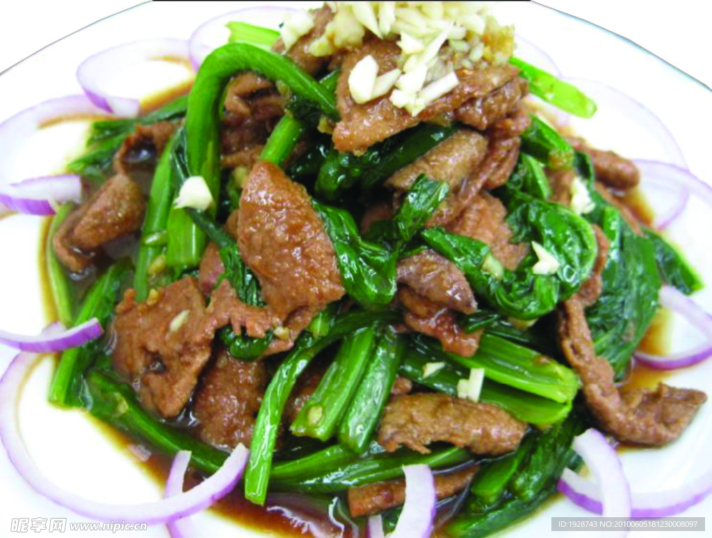 青菜炒肉