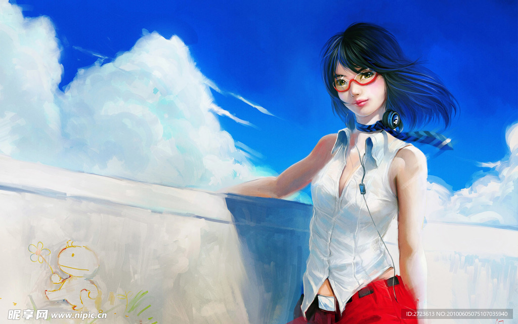 美女