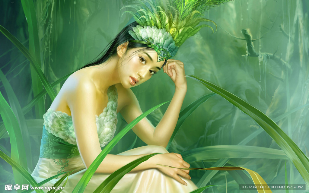 美女插画