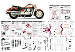 雅马哈DSC11摩托车纸模