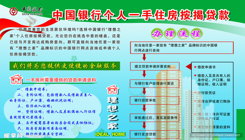 个人一手住房按揭贷款