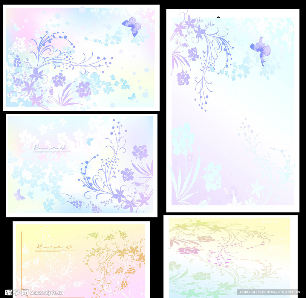 梦幻花纹