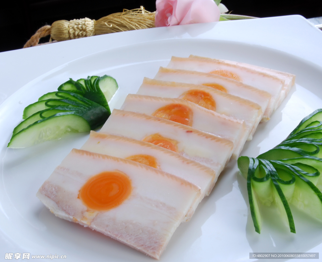 黄金酿五花肉