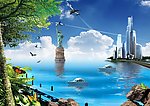 海报背景