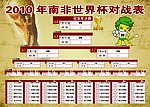 世界杯对战表新鲜出炉