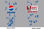 pepsi 百事 kfc 可乐 肯得基 企业商标