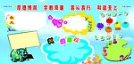 幼儿园展板 温馨提示