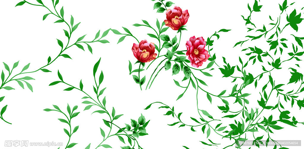 绿叶素材