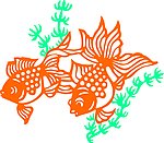 金鱼图案