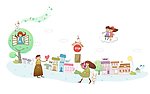 有关爱的人和风景漫画壁纸