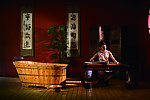 沐浴美女