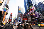 纽约 时代广场 街景