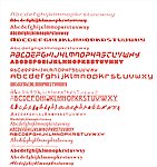 2010最全英文手写字体