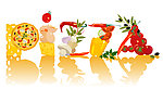 字母与食物