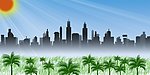 阳光下的城市