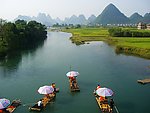 阳朔遇龙河