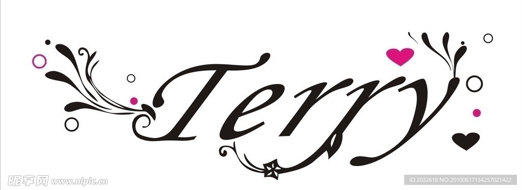 Terry 艺术字