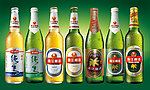 珠江啤酒六酒瓶