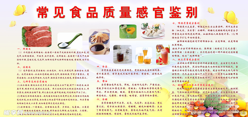 常见食品质量鉴别