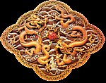 金色古代龙