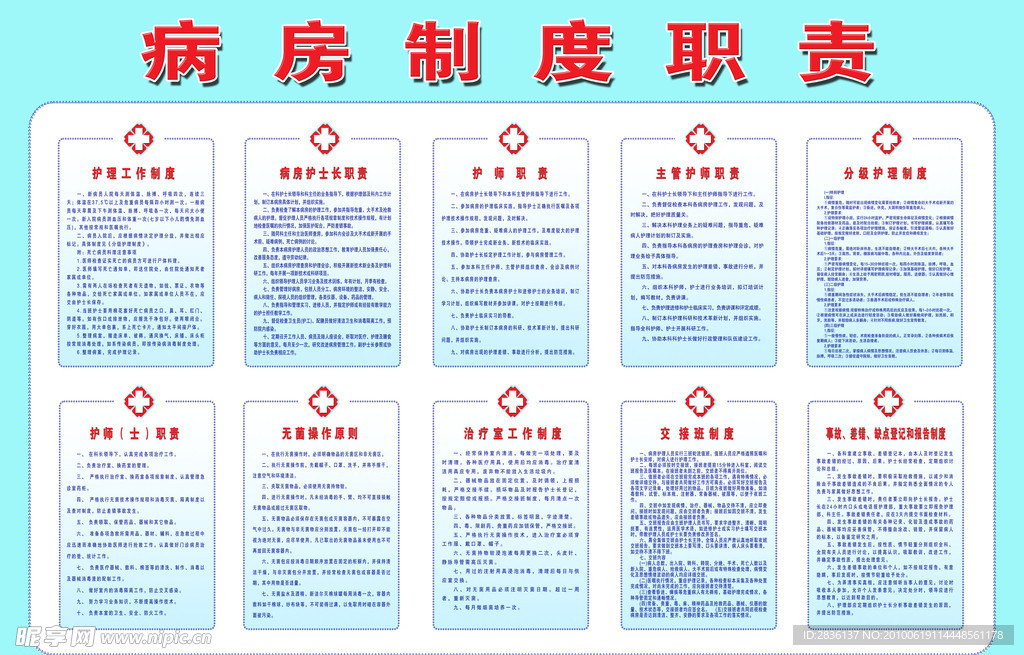 病房制度职责