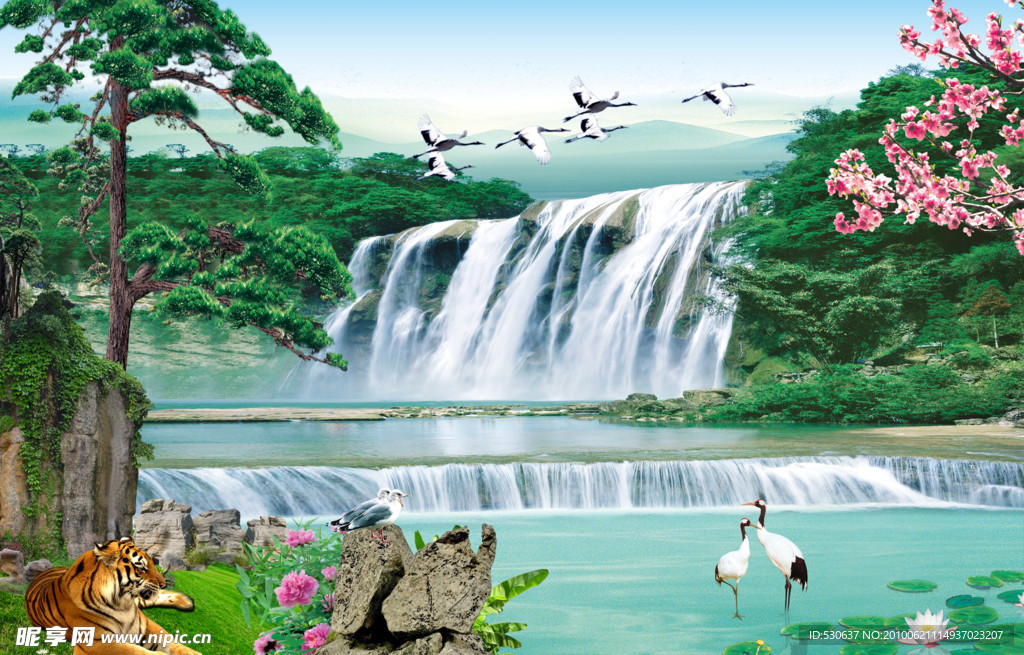 山水风景画