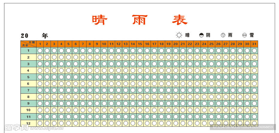 睛雨表