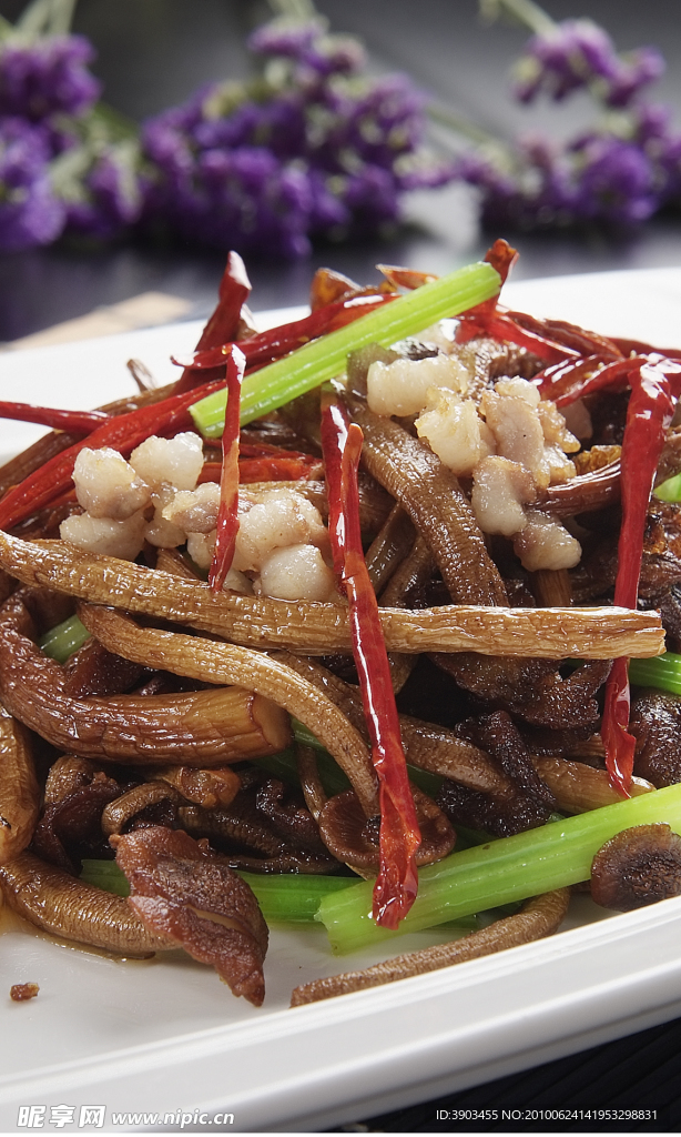 干煸茶树菇