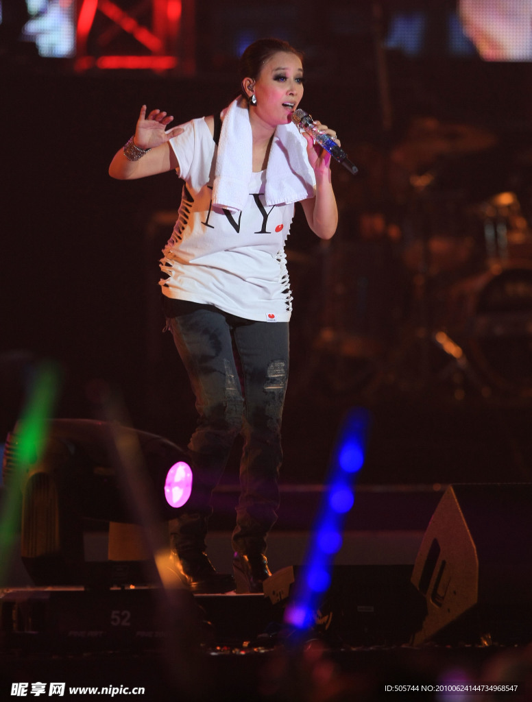 那英 2010年 全球演唱会 首场演唱会 现场 摄影