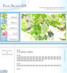 清爽鲜花风格flash