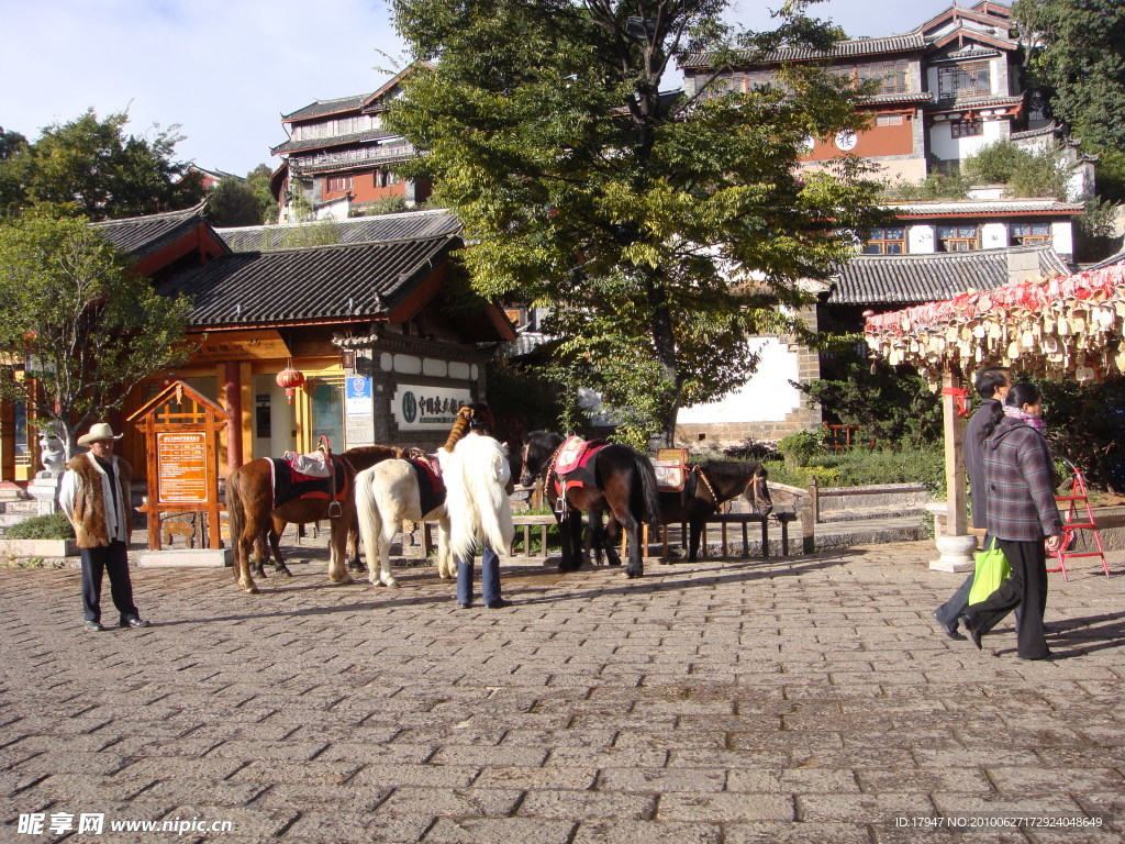 丽江古城街头小景