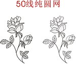 单色花转网