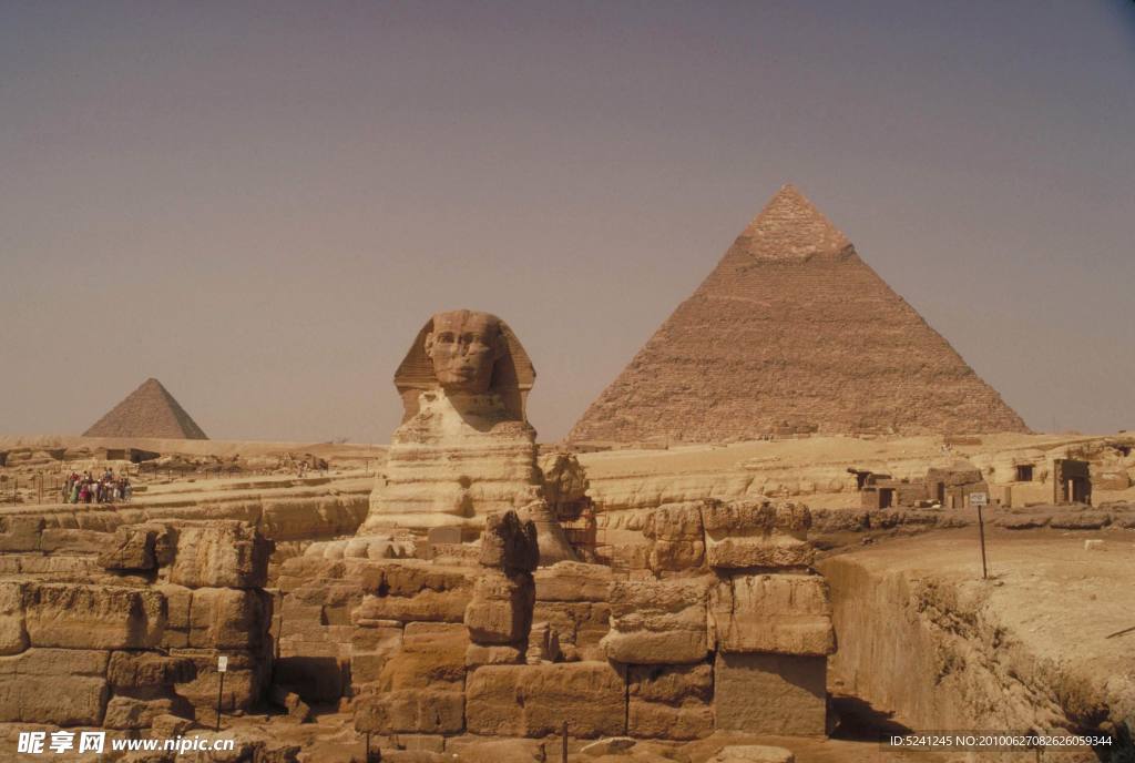 沙漠 金字塔 骆驼 沙子 蓝天 埃及 狮身人面像