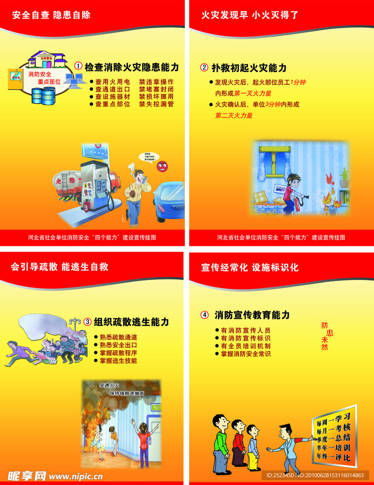 消防安全展板