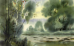 水彩画