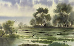 水彩画