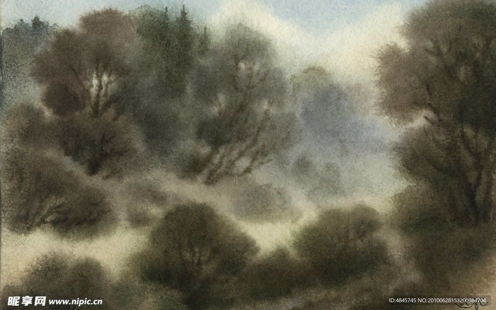 水彩画