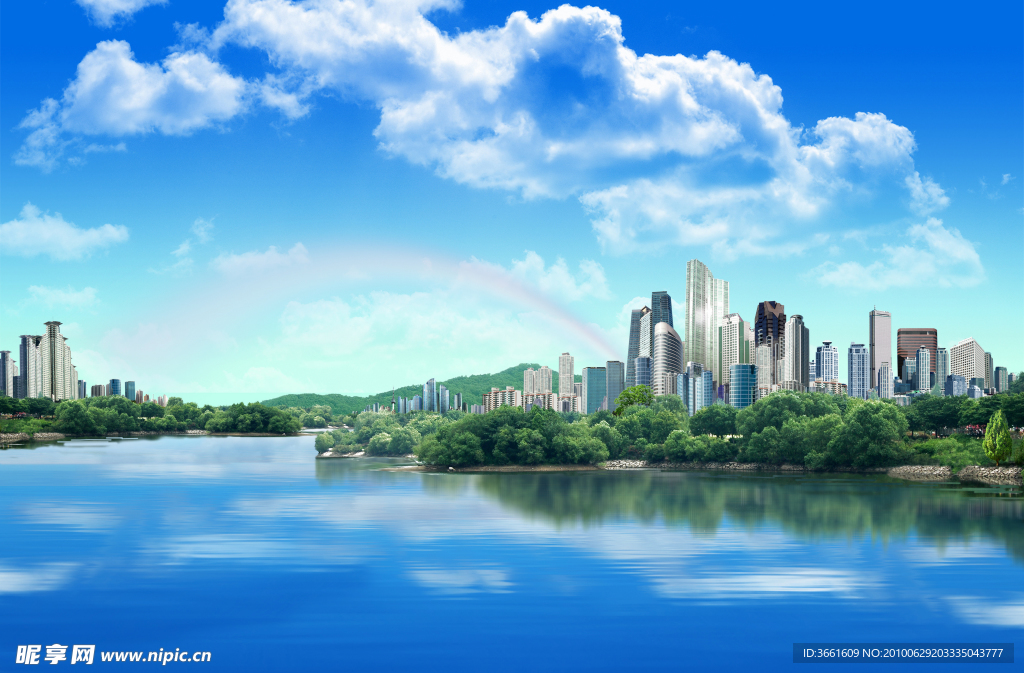 城市环境效果图